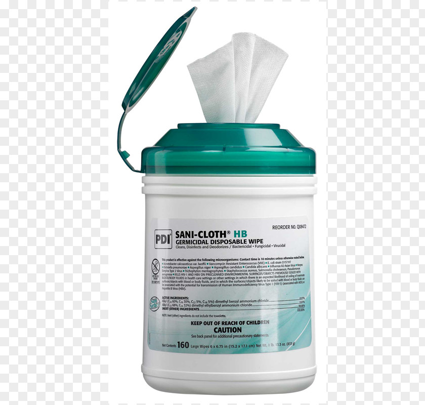 Bleach Wet Wipe Disinfectants Textile Disposable PNG