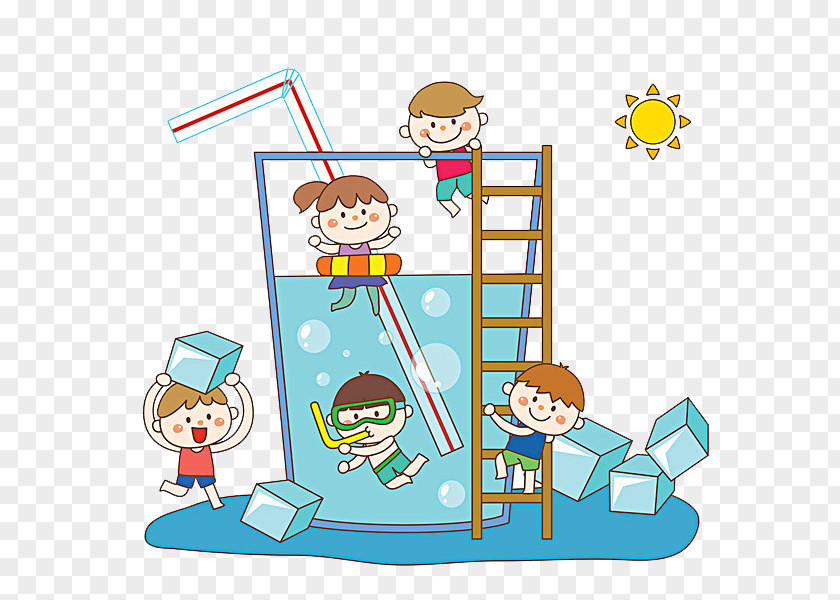 Children In The Cup Clip Art PNG