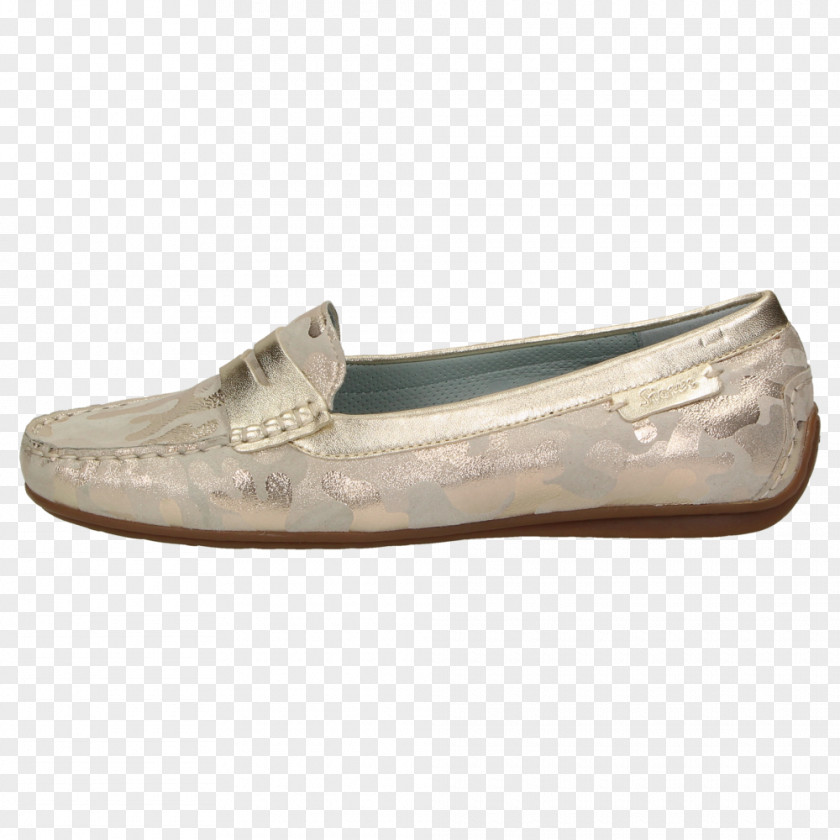 Mocassin Slipper Slip-on Shoe Moccasin Beige PNG