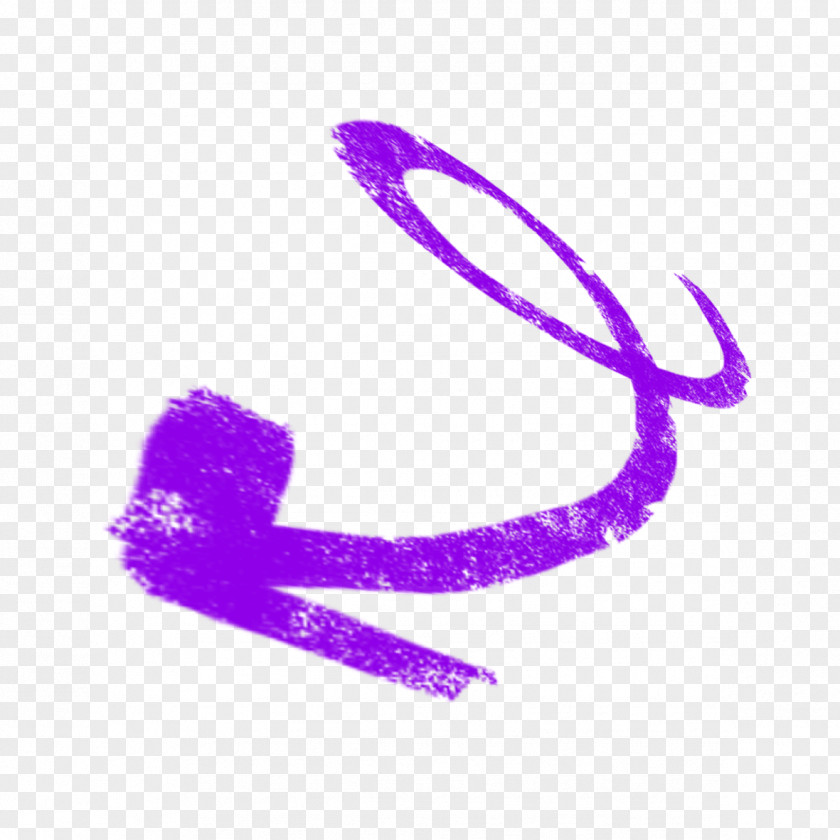 Purple Chalk Arrow To Pull The Free Pattern Computer File PNG