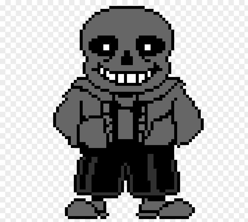 Sans Undertale Pixel Art Digital PNG