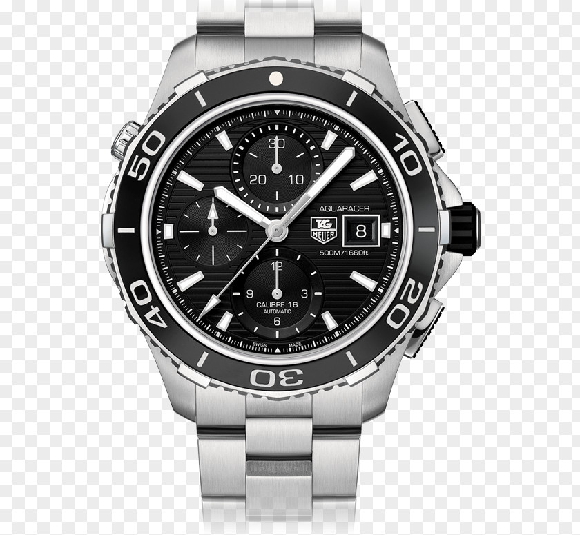 Watch Chronograph TAG Heuer Aquaracer Carrera Calibre 16 Day-Date PNG