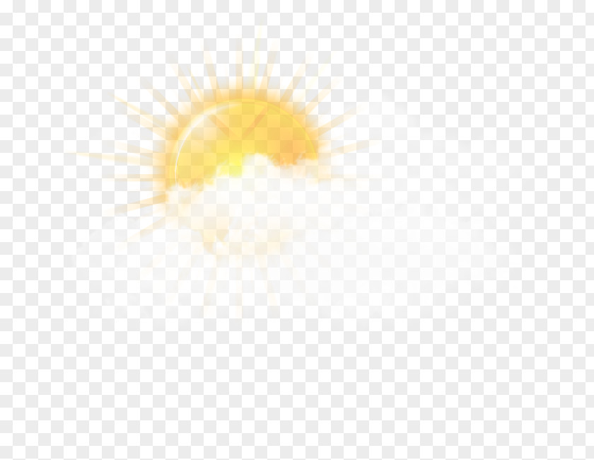 Weather Elements Yellow Circle Pattern PNG