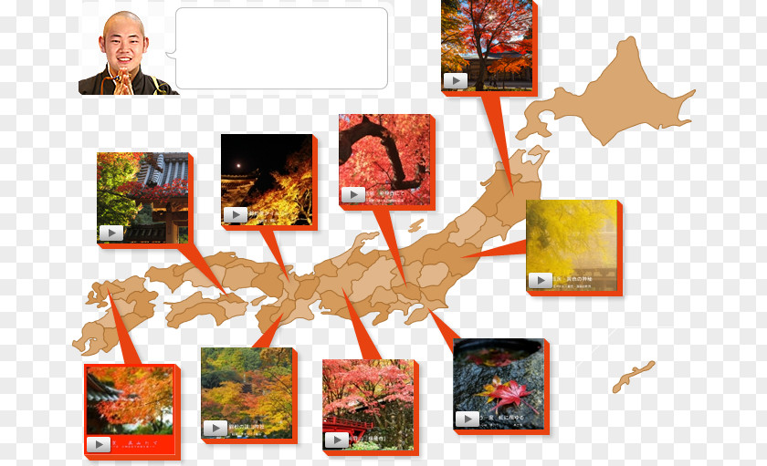Design Collage Map PNG