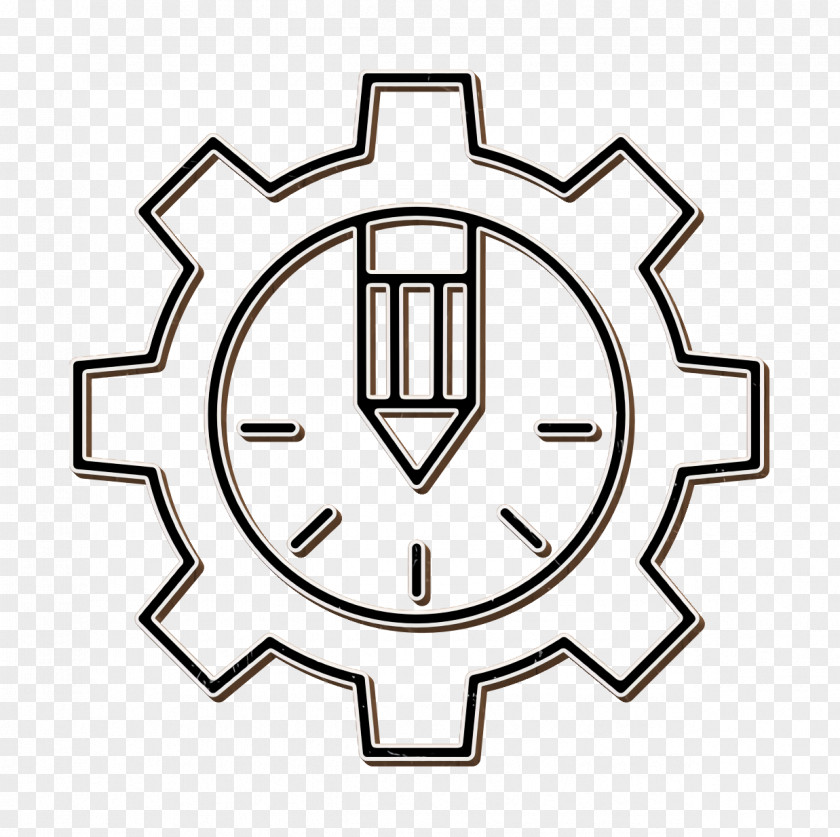 Gear Icon Business And Finance Creative PNG