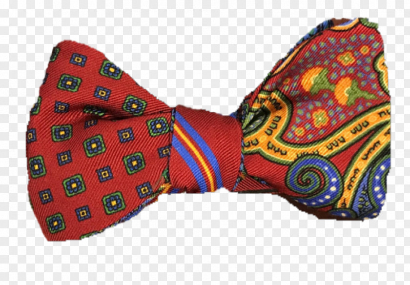 Red Silk Bow Tie PNG