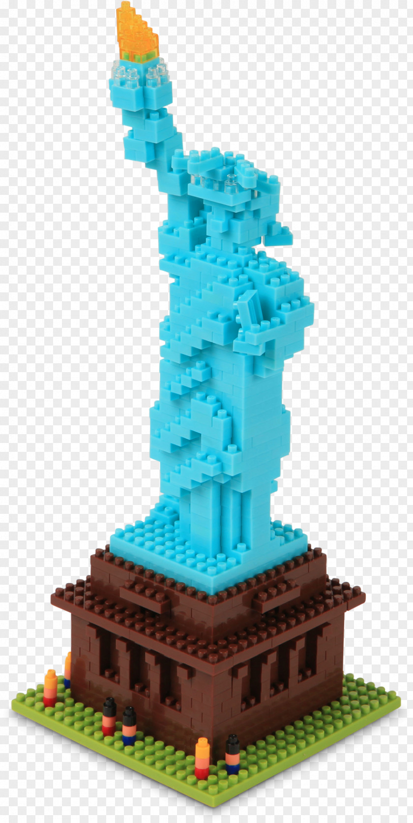 Statue Of Liberty Nanoblock Leaning Tower Pisa Kawada PNG