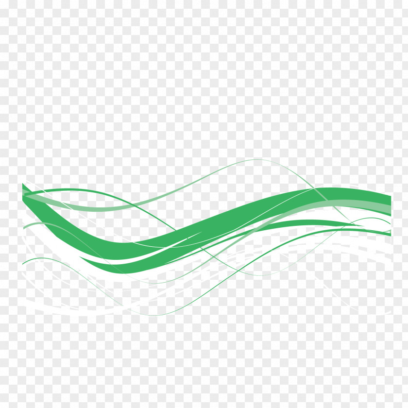 Vector Green Ribbon Celebration Red PNG