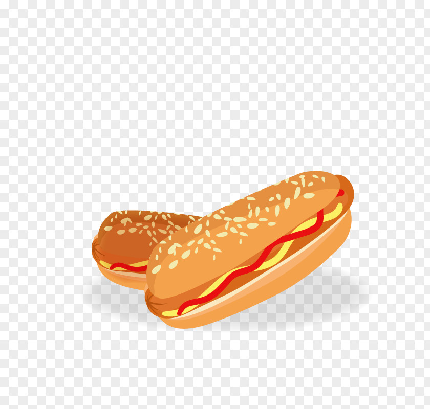 Vector Hot Dog Hamburger Fast Food PNG