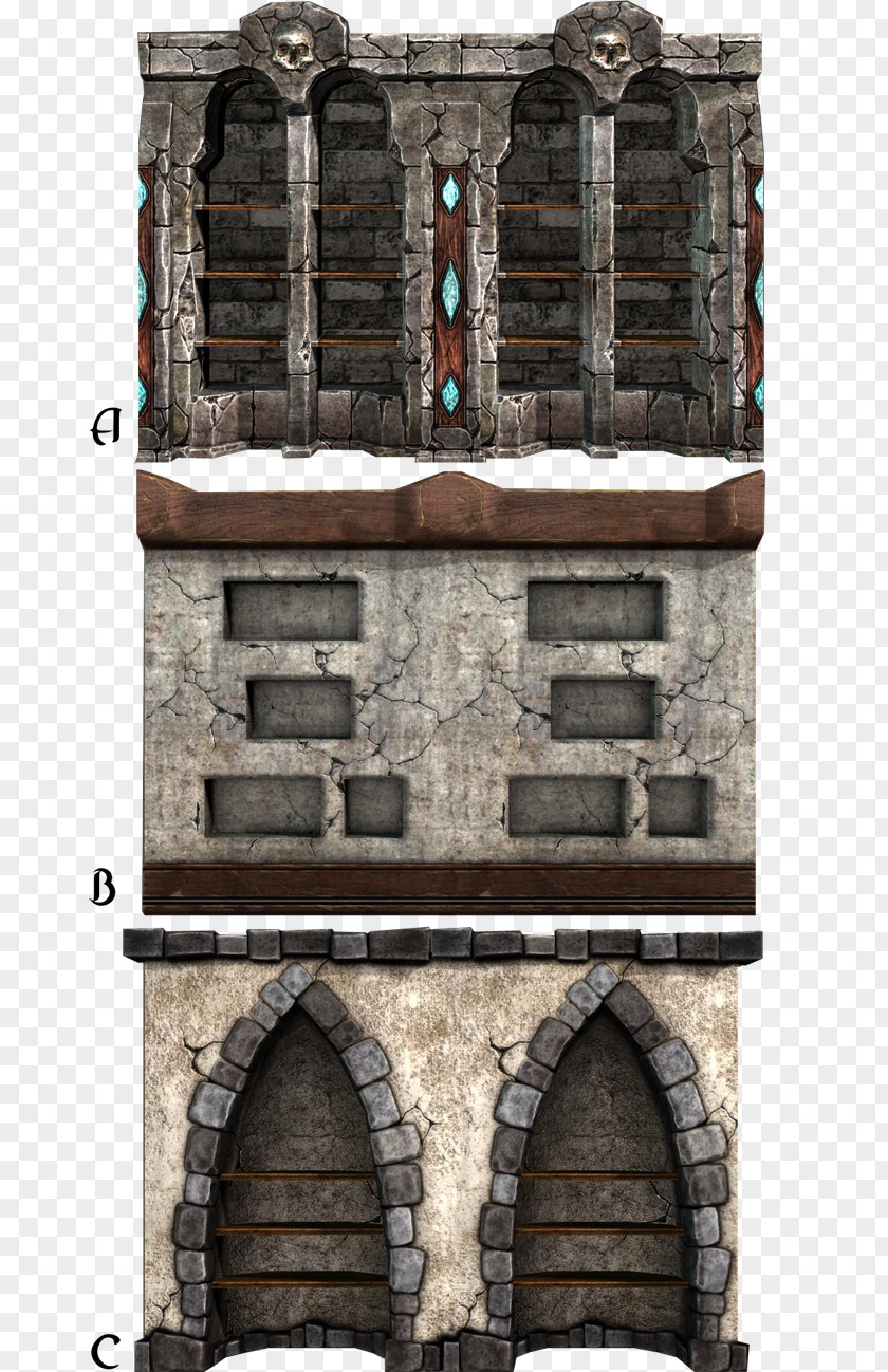Window Facade Stone Wall Middle Ages Medieval Architecture PNG