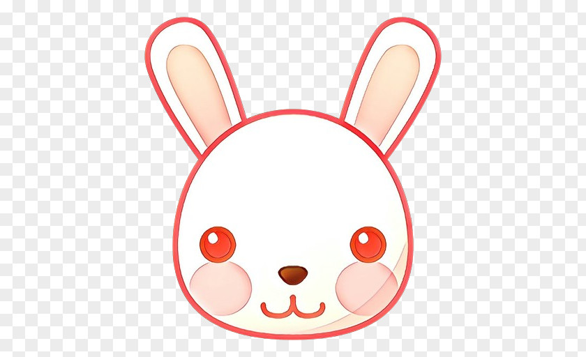 Ear Paw Easter Bunny Background PNG
