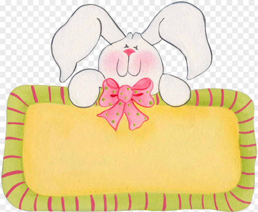 Easter European Rabbit Bunny Child Picture Frames PNG