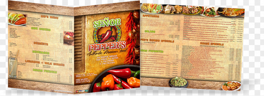 Mexican Menu Brochure Offset Printing Price PNG