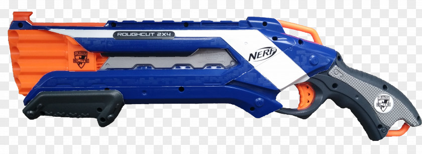 Toy NERF N-Strike Elite Rough Cut 2x4 Blaster Nerf PNG