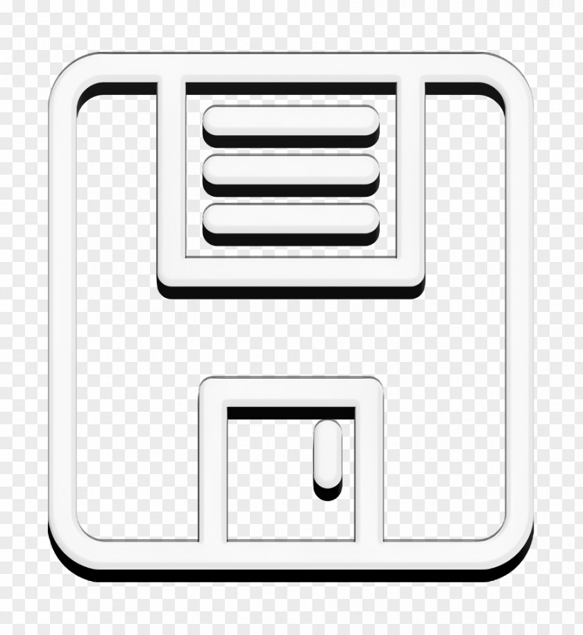 Web Application UI Icon Interface Floppy Disk Save Button PNG