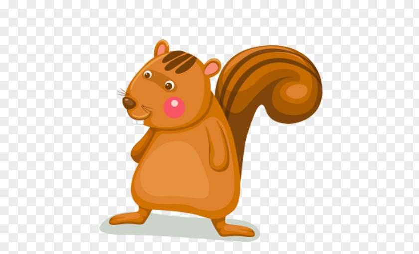 Cute Squirrel Cartoon Vector Graphics Drawing Image Illustration PNG