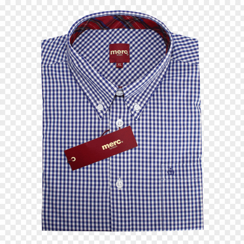 Dress Shirt Collar Plaid Button Sleeve PNG