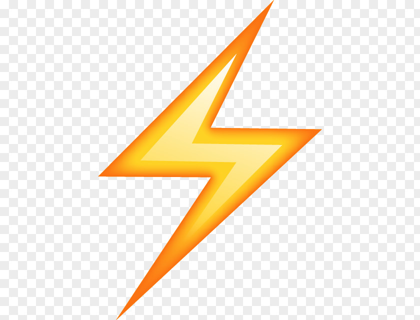 Emoji Lightning Sticker Thunder PNG