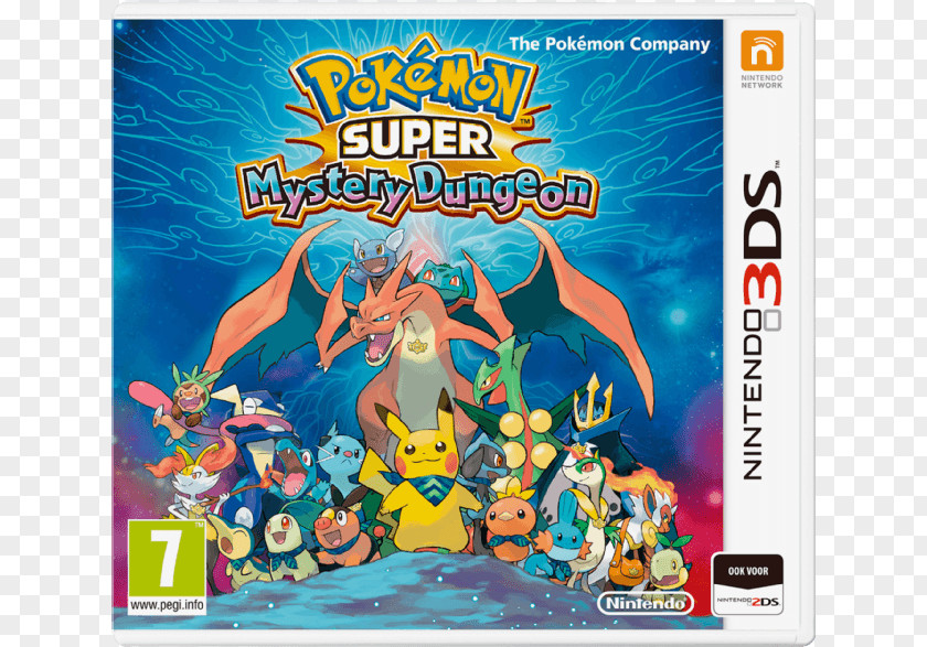 Nintendo Pokémon Super Mystery Dungeon Dungeon: Blue Rescue Team And Red Gates To Infinity Omega Ruby Alpha Sapphire 3DS PNG