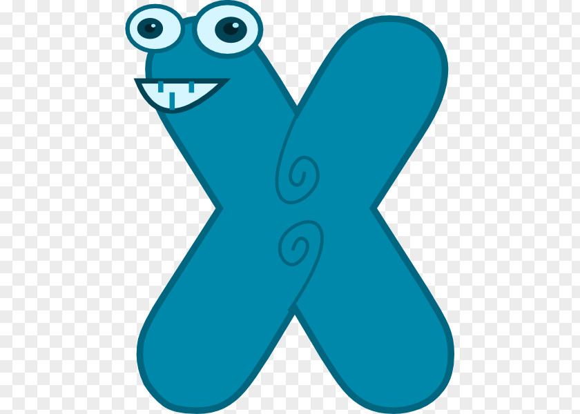 Animal Alphabet Letter X Clip Art PNG