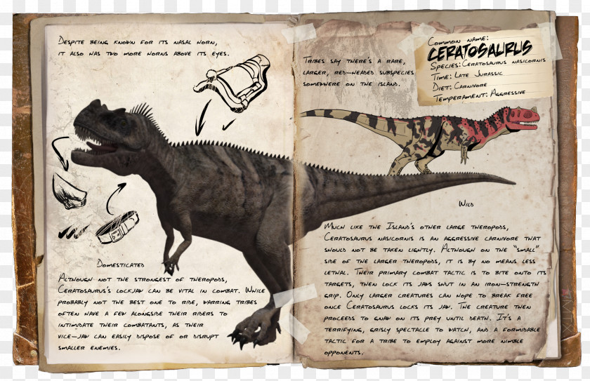 Dinosaur ARK: Survival Evolved Ceratosaurus Giganotosaurus Argentavis Magnificens PNG