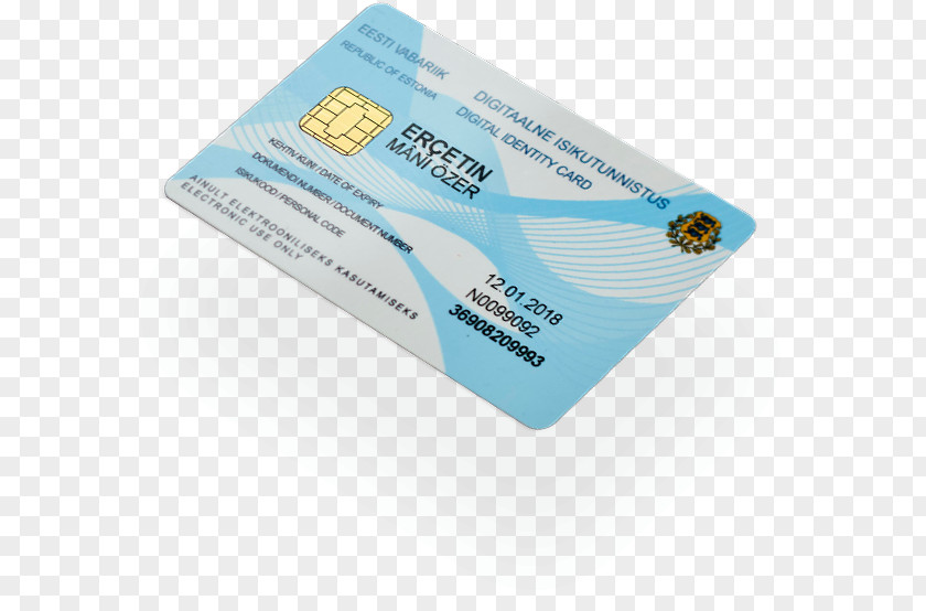 E-residency Of Estonia Electronic Identification Identity Document Estonian ID Card PNG