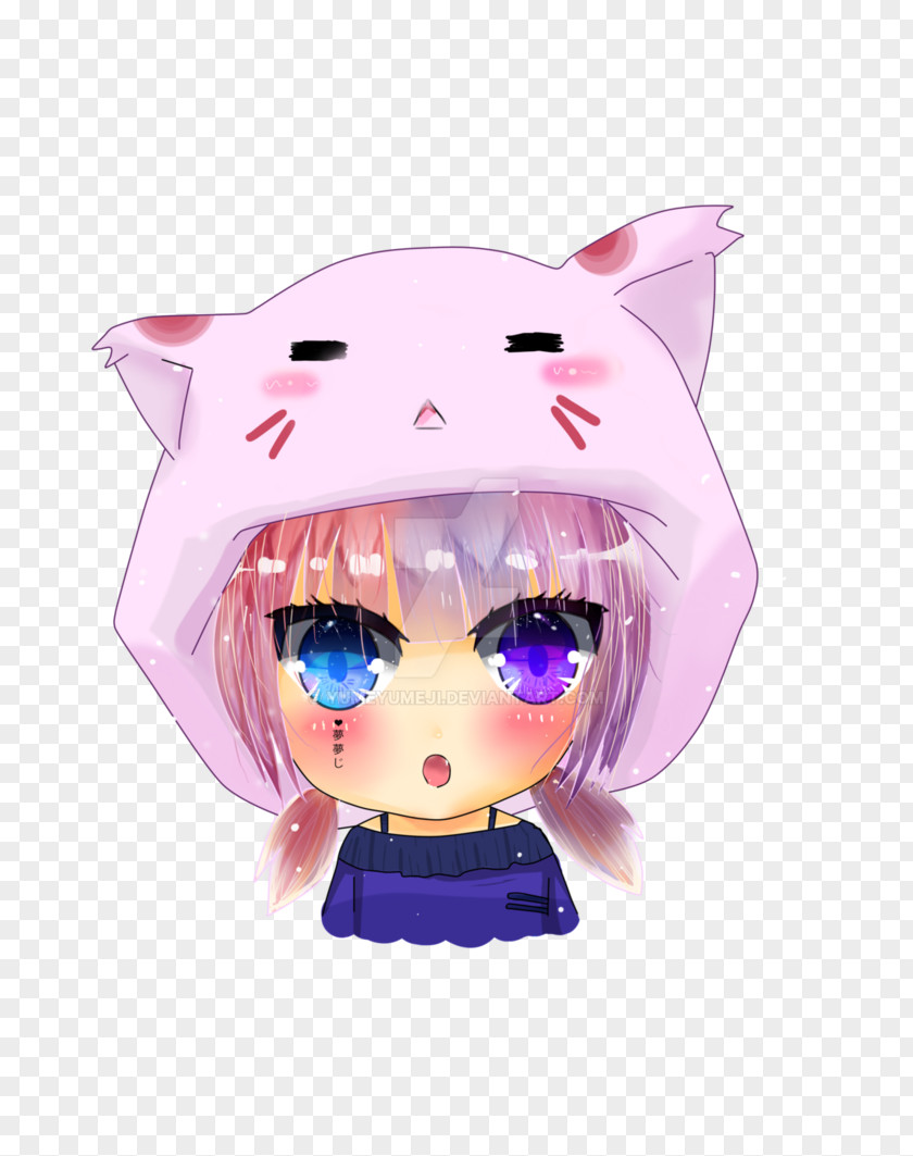 LittleGirl Snout Pink M Cartoon Character PNG
