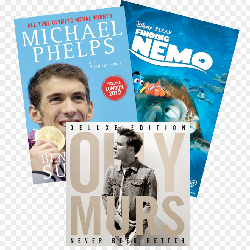 Michael Phelps Olly Murs Never Been Better Finding Nemo Poster PNG