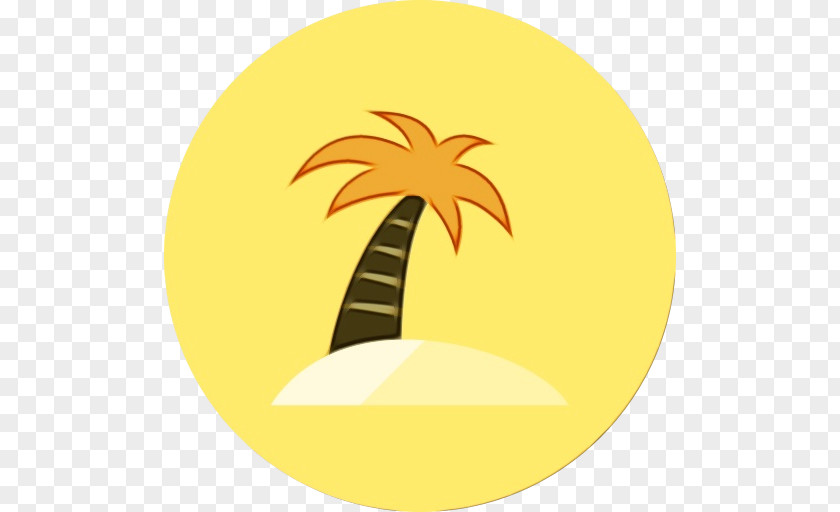 Landscape Sticker Cartoon Palm Tree PNG