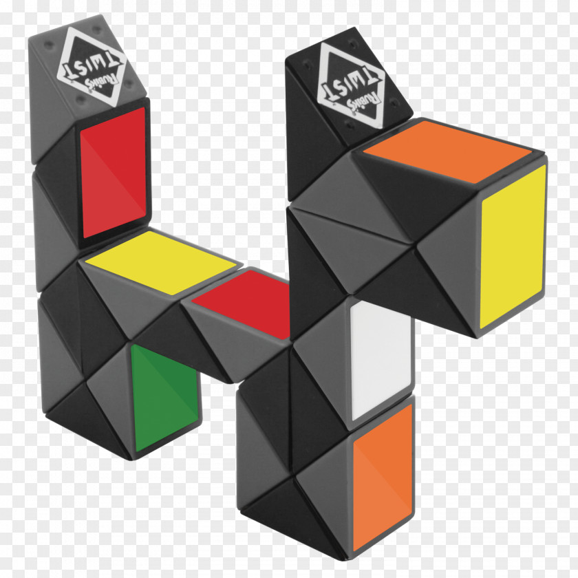 Rubik's Puzzle Snake Cube Toy PNG