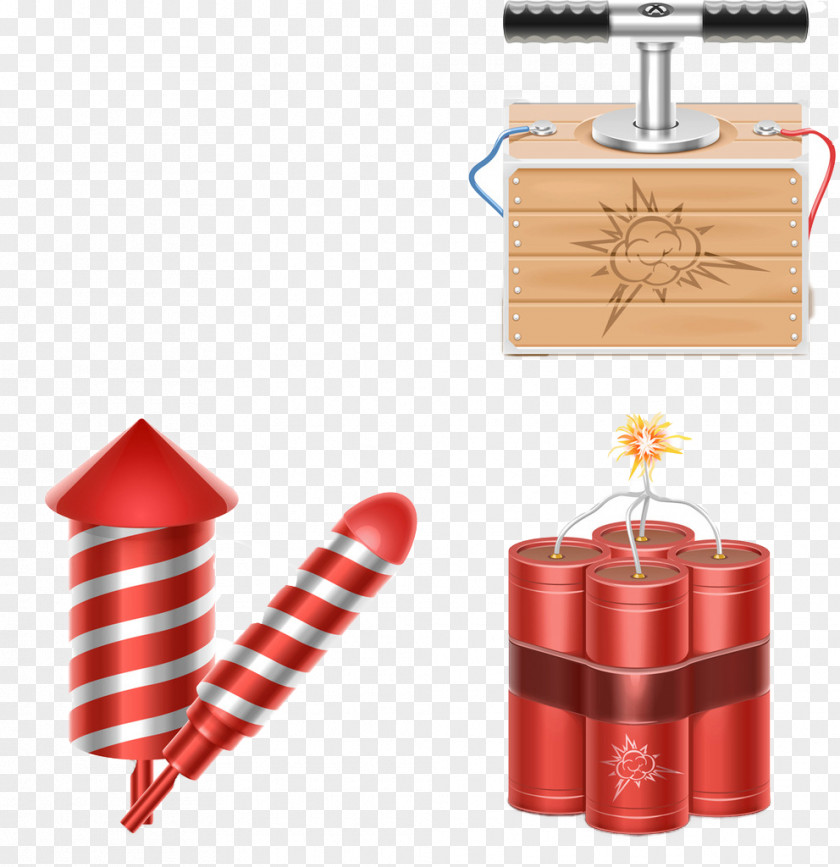 Cartoon Combustibles Fireworks Download PNG