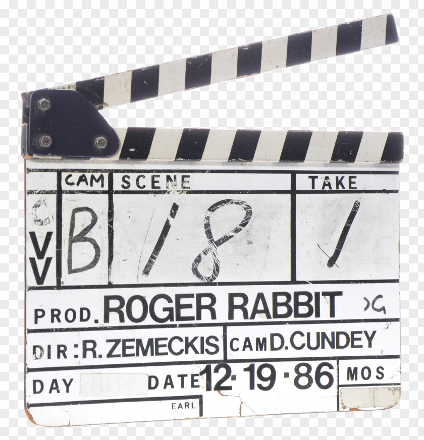 Clapperboard Film Jessica Rabbit Shot Touchstone Pictures PNG
