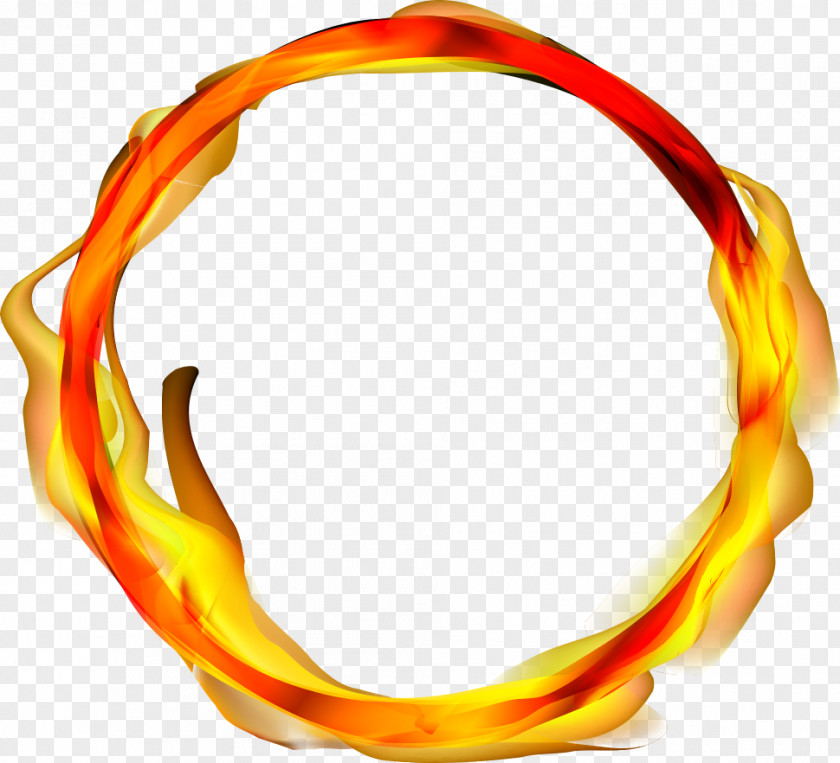 Vector Ring Of Fire Flame PNG