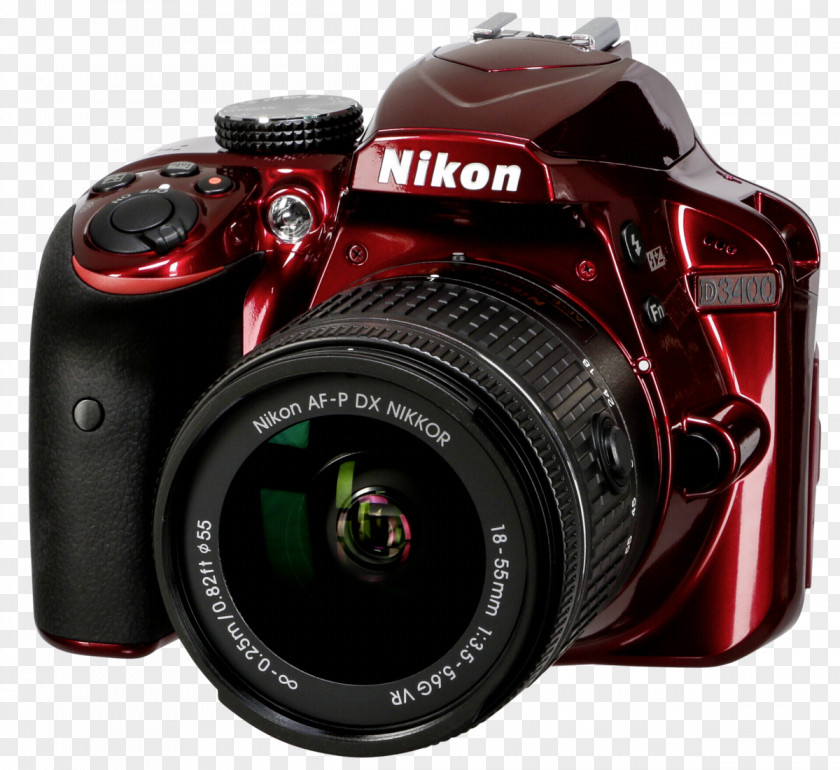 Camera Lens Digital SLR Nikon D3400 Single-lens Reflex PNG