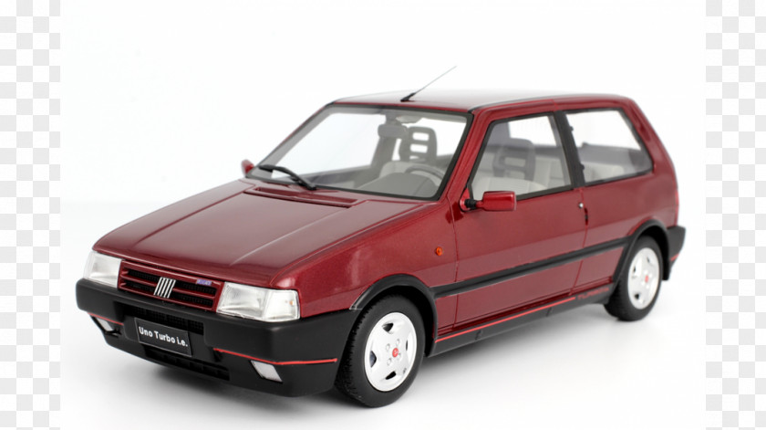 Fiat Uno Automobiles Model Car PNG