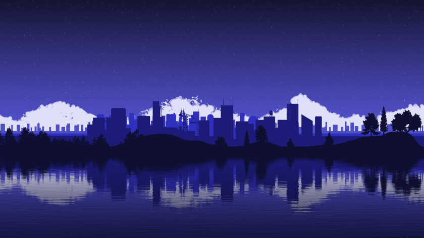 Night Desktop Wallpaper Pixel Art Display Resolution High-definition Video PNG