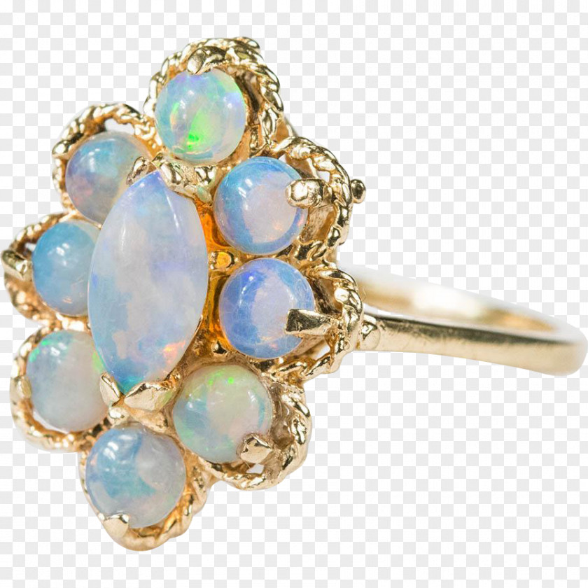 Ring Opal Jewellery Wedding Ceremony Supply Turquoise PNG