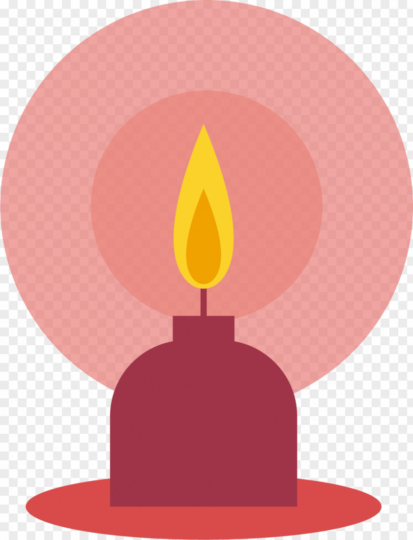 Eid Pink Candle Fire Clip Art PNG
