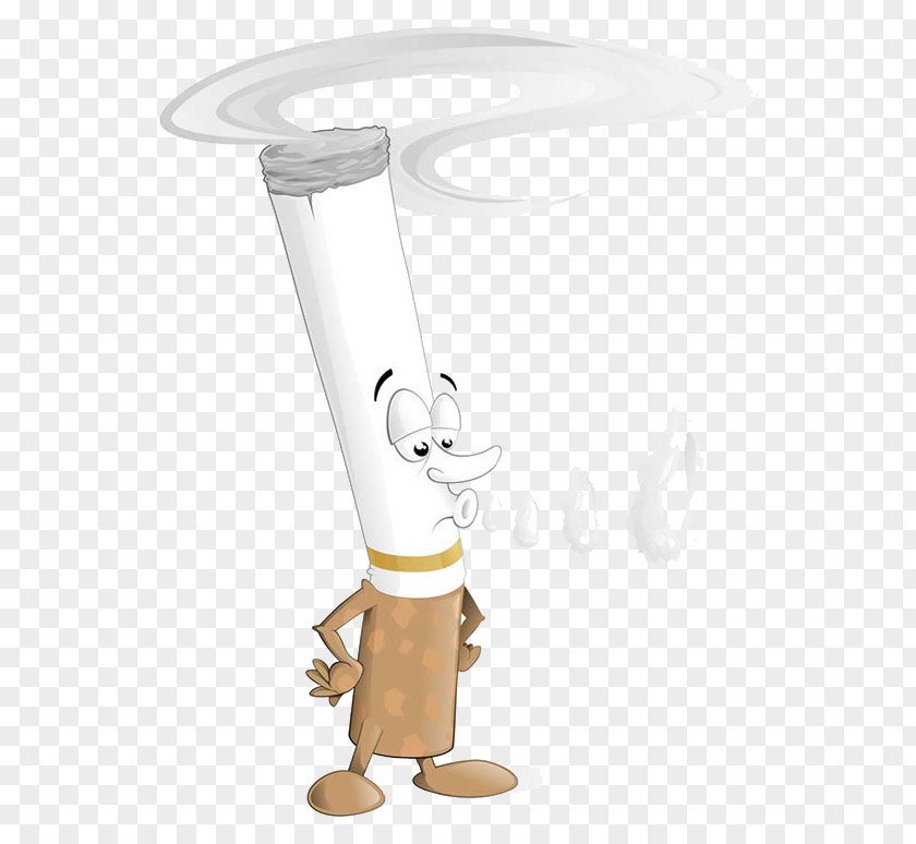 Smoking Cigarettes Anthropomorphic Cartoon Cigarette Royalty-free Clip Art PNG