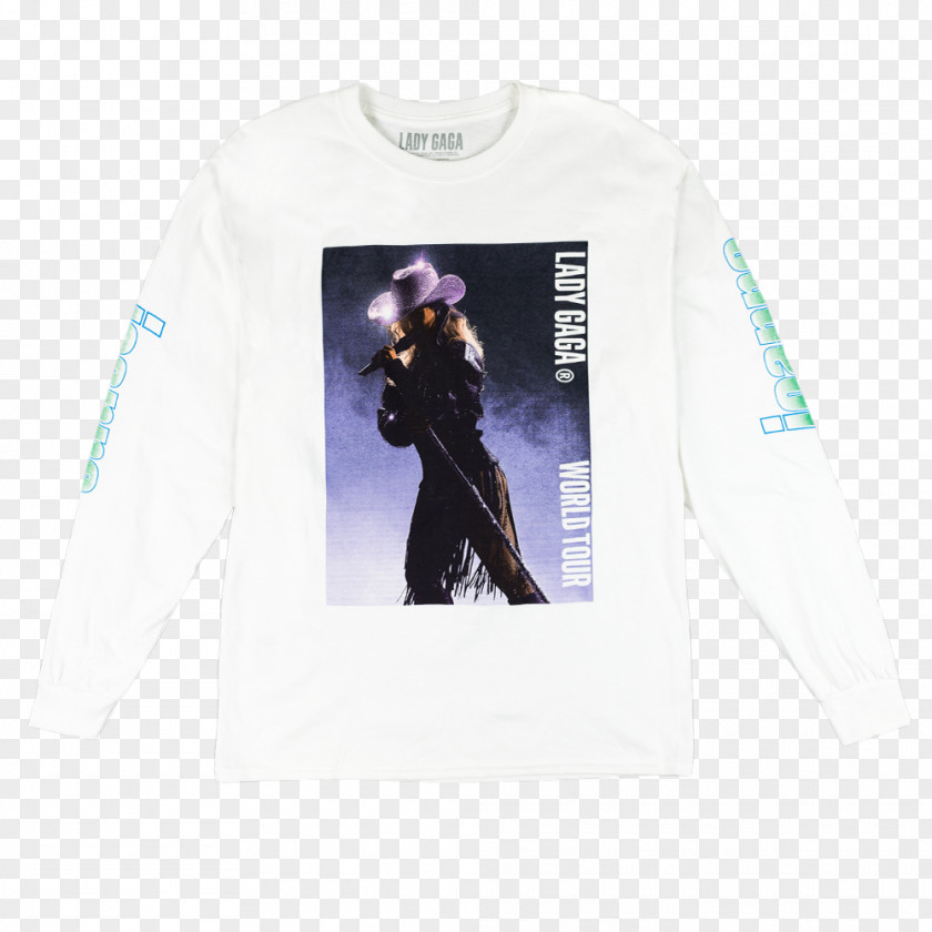 Canvas Stand T-shirt Joanne World Tour Sleeve Clothing PNG
