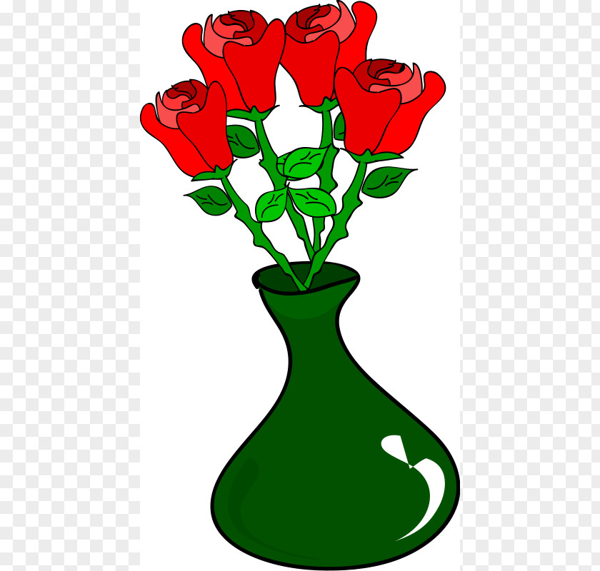 Gothic Vase Cliparts Of Flowers Clip Art PNG