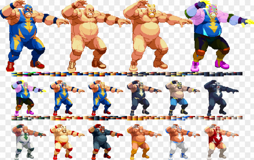 Sprite The King Of Fighters XIII Raiden Jet Zangief M.U.G.E.N PNG