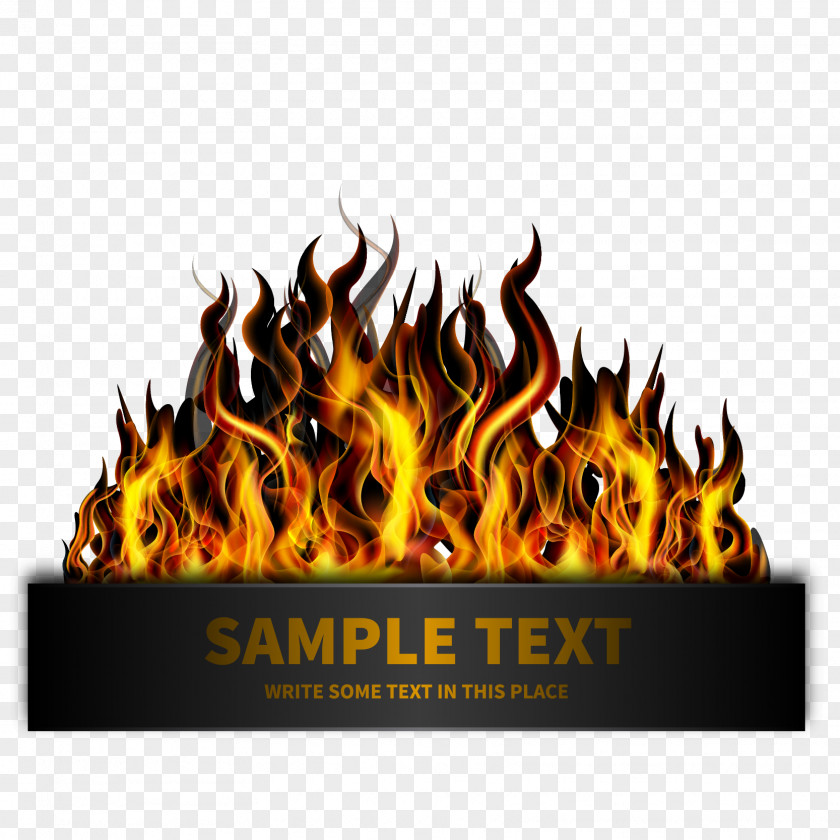 Template Download On Fire Light Flame PNG
