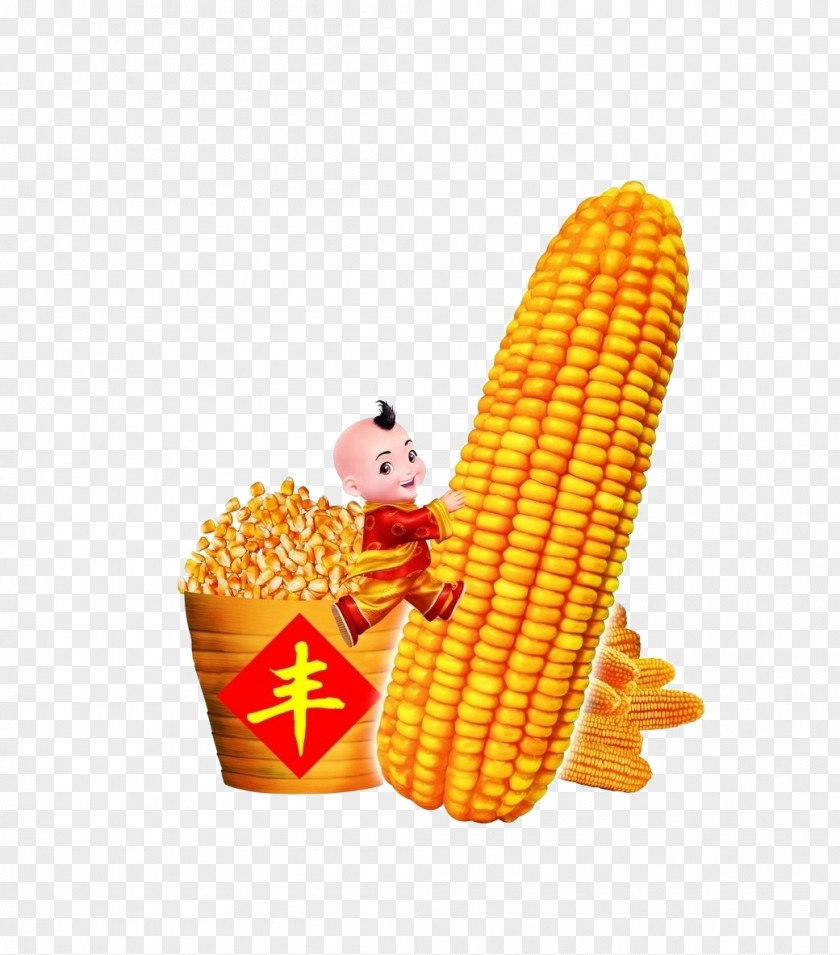 Corn Harvest Maize Threshing Machine Tmall Taobao PNG