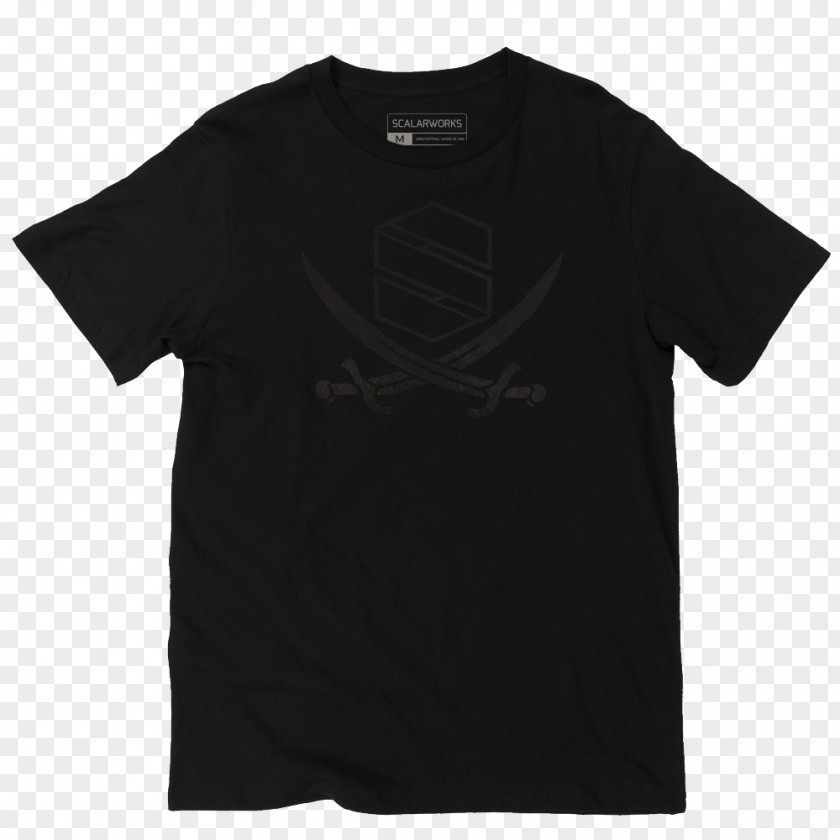 T-shirt Black Neckline Sleeve PNG