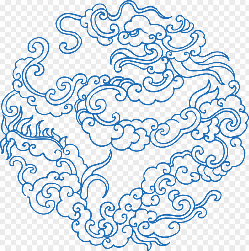 Chinese Wind Pattern Xiangyun County Chinoiserie Clip Art PNG
