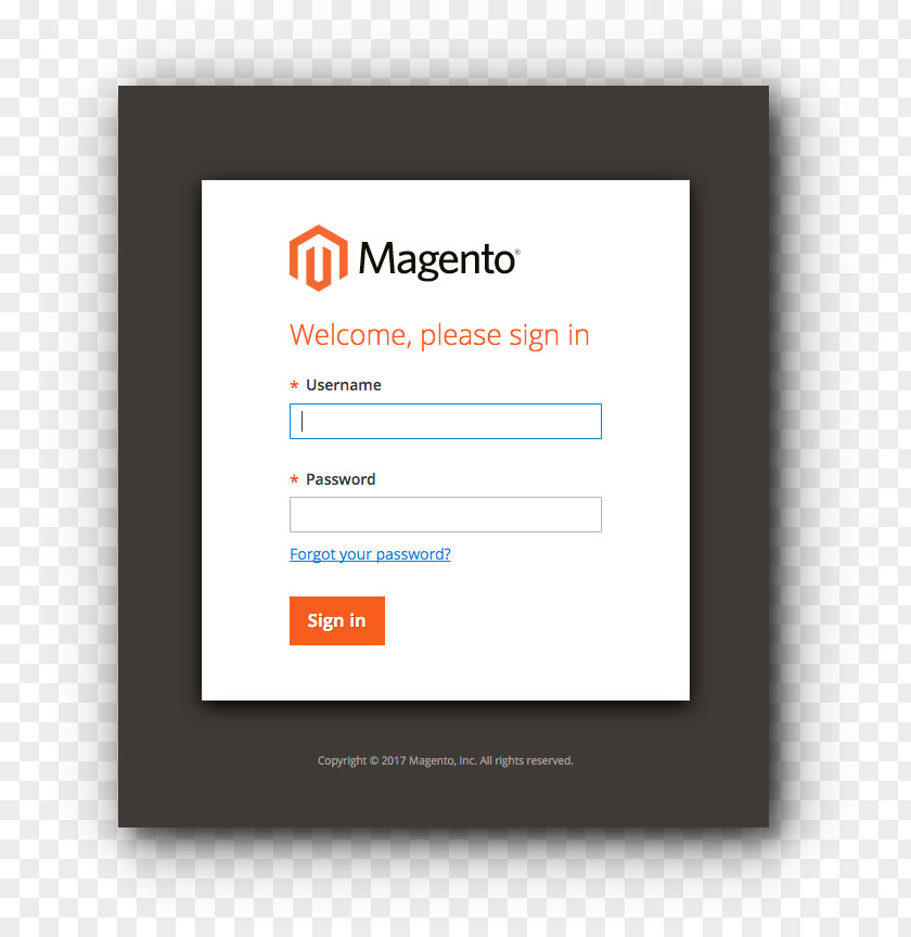 Forget Password Magento Login Front And Back Ends Installation PNG