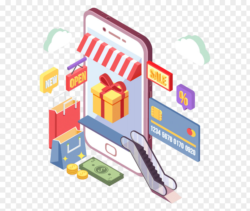 Online Shopping E-commerce Retail Cart Software PNG