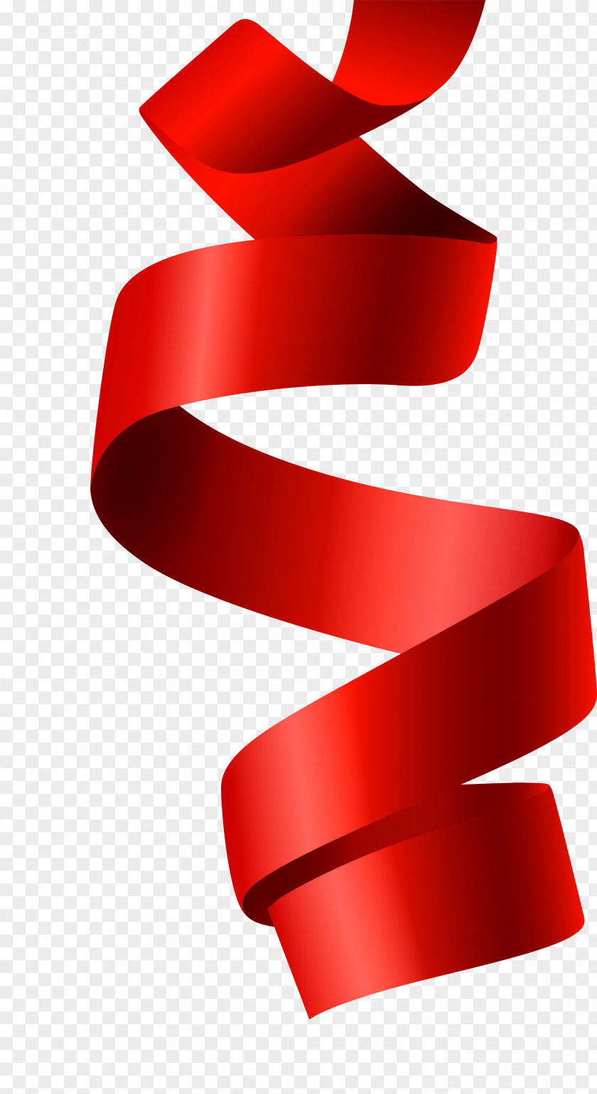 Simple Red Ribbon PNG