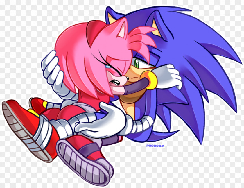 Thought Rot Amy Rose Tails Sonic The Hedgehog Fan Art CD PNG